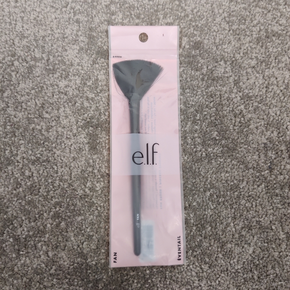 Elf Makeup Brush Fan Brand New Cruelty Free Vegan